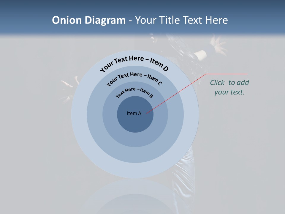 A Man Is Dancing In The Air With His Arms Out PowerPoint Template