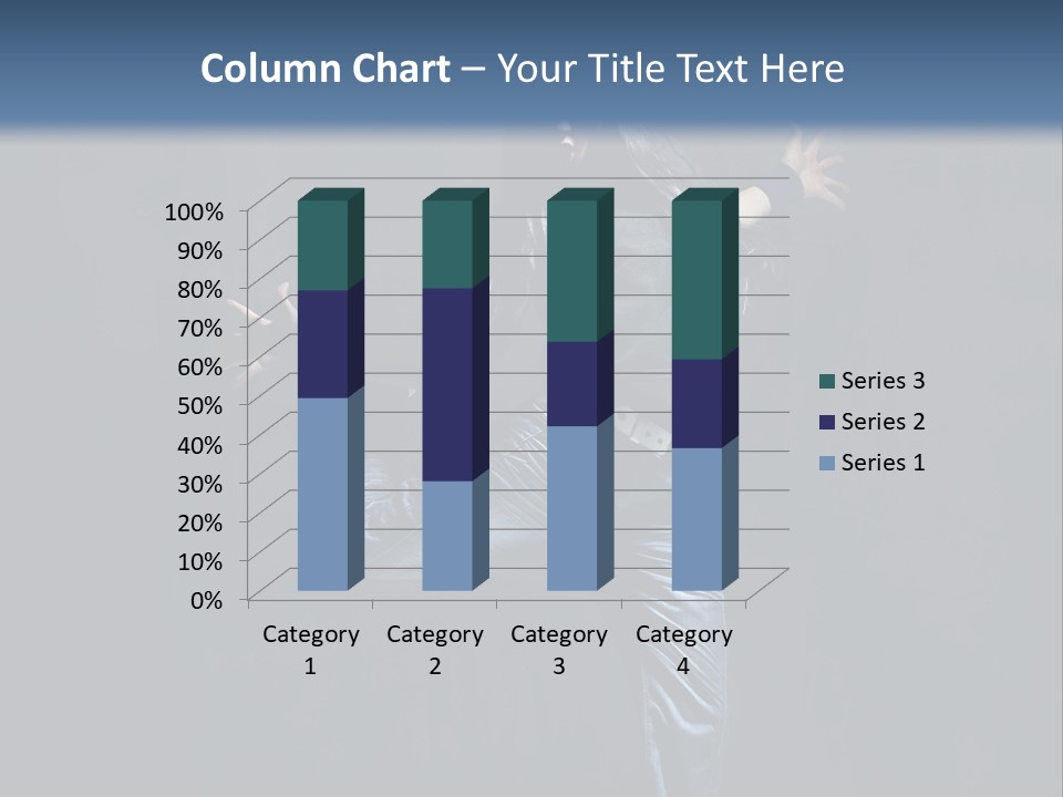 A Man Is Dancing In The Air With His Arms Out PowerPoint Template