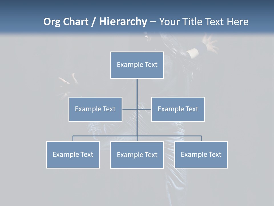 A Man Is Dancing In The Air With His Arms Out PowerPoint Template