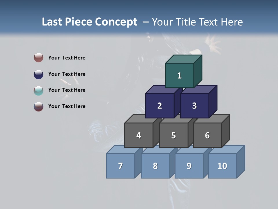 A Man Is Dancing In The Air With His Arms Out PowerPoint Template