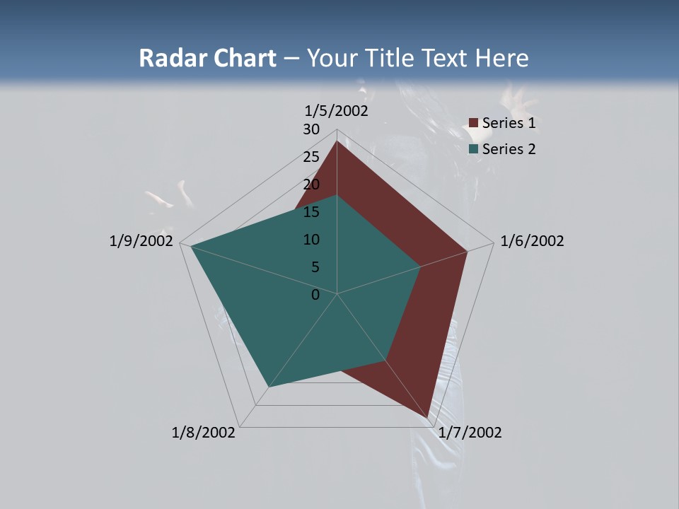 A Man Is Dancing In The Air With His Arms Out PowerPoint Template