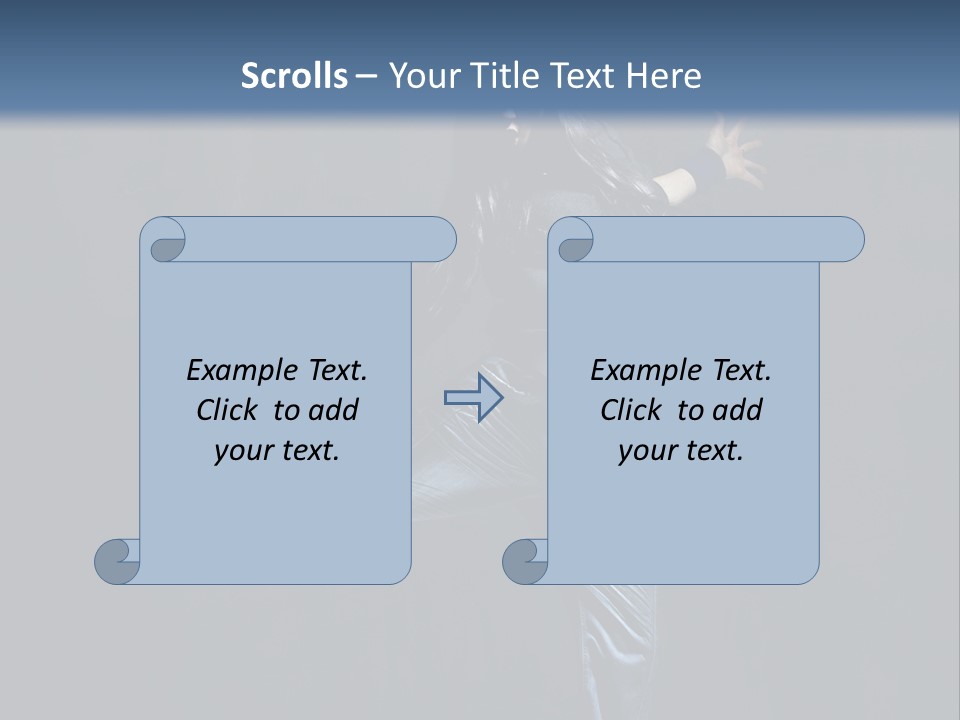 A Man Is Dancing In The Air With His Arms Out PowerPoint Template