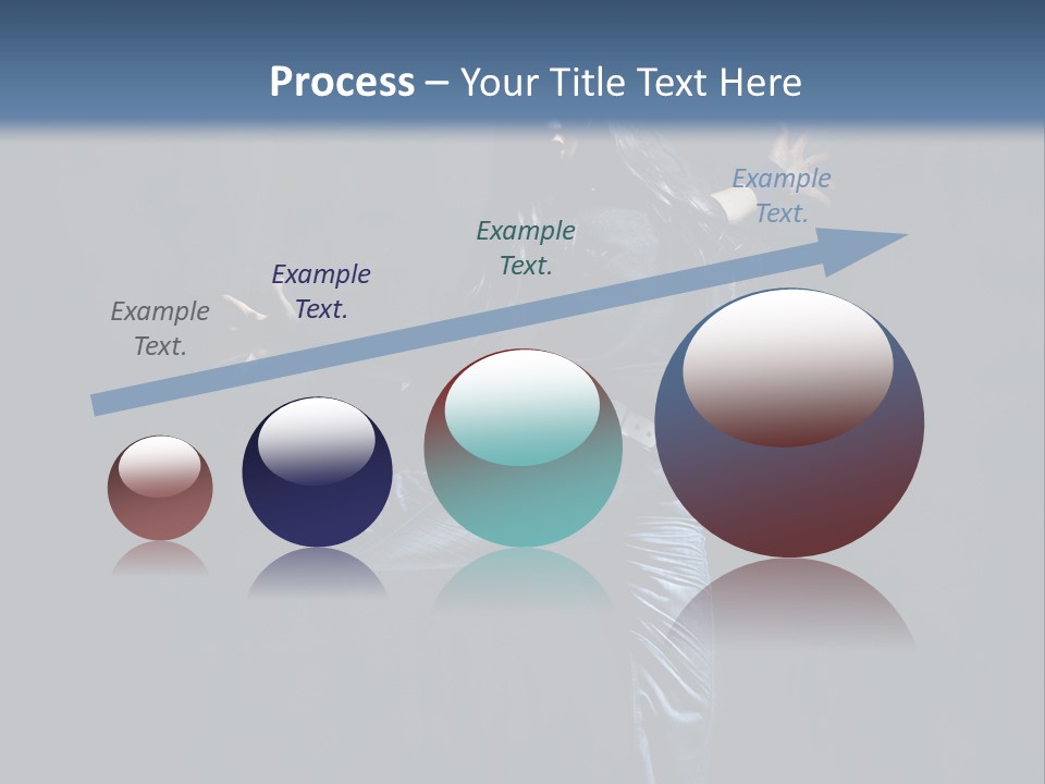 A Man Is Dancing In The Air With His Arms Out PowerPoint Template