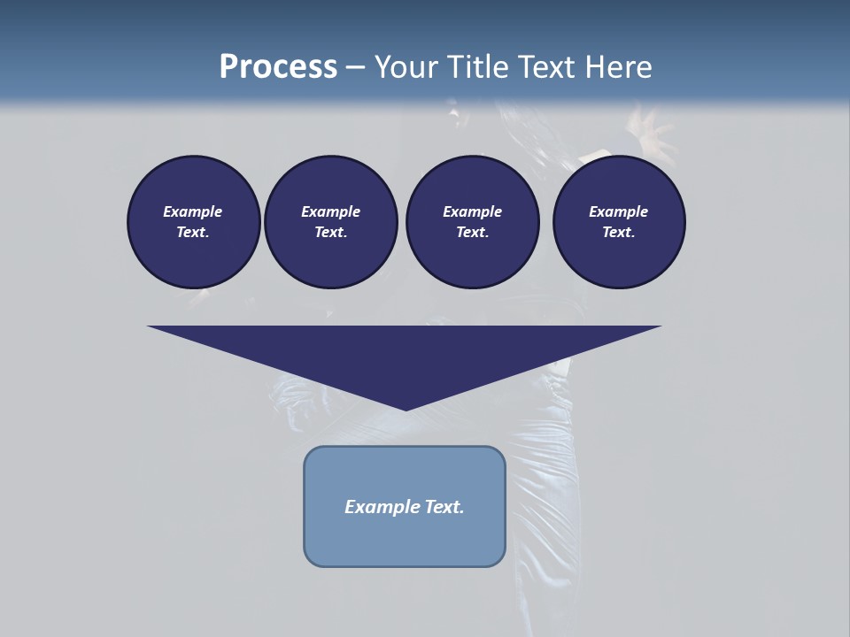 A Man Is Dancing In The Air With His Arms Out PowerPoint Template
