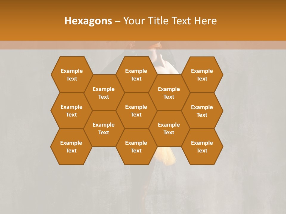 A Woman In A Black Top And Yellow Skirt Is Dancing PowerPoint Template