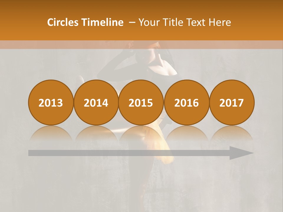 A Woman In A Black Top And Yellow Skirt Is Dancing PowerPoint Template