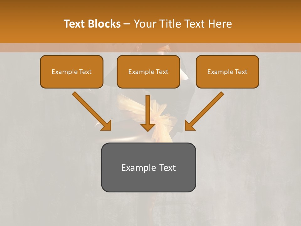 A Woman In A Black Top And Yellow Skirt Is Dancing PowerPoint Template