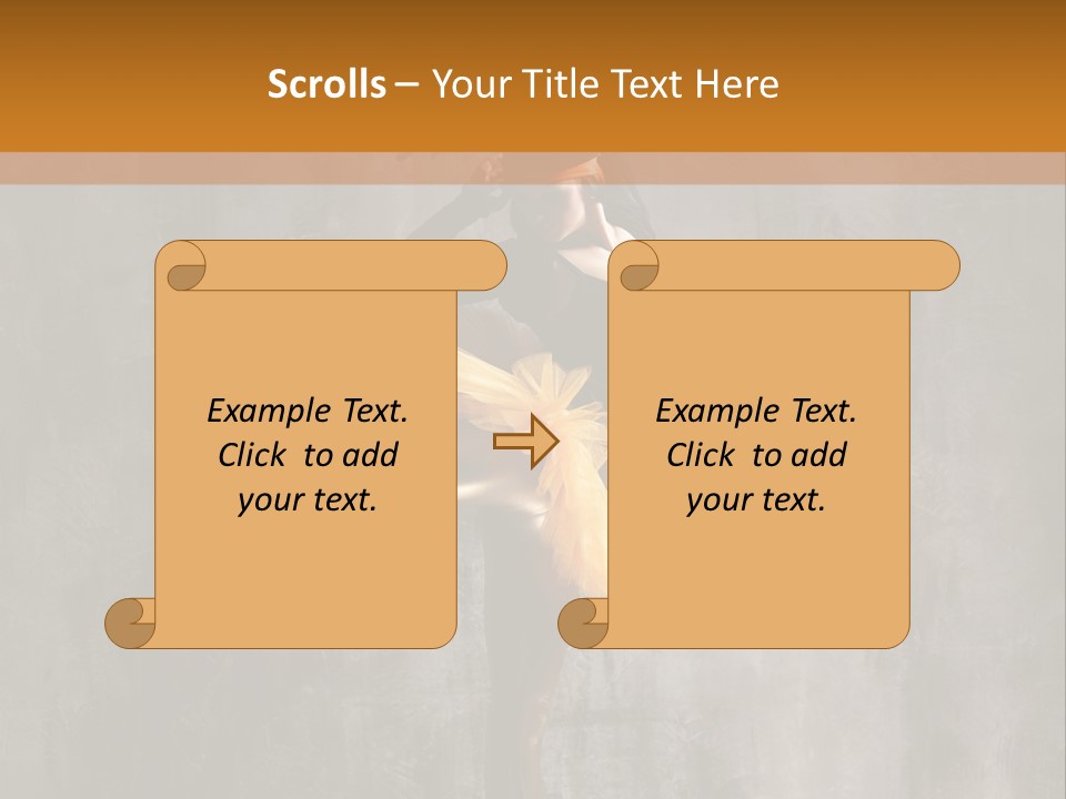 A Woman In A Black Top And Yellow Skirt Is Dancing PowerPoint Template