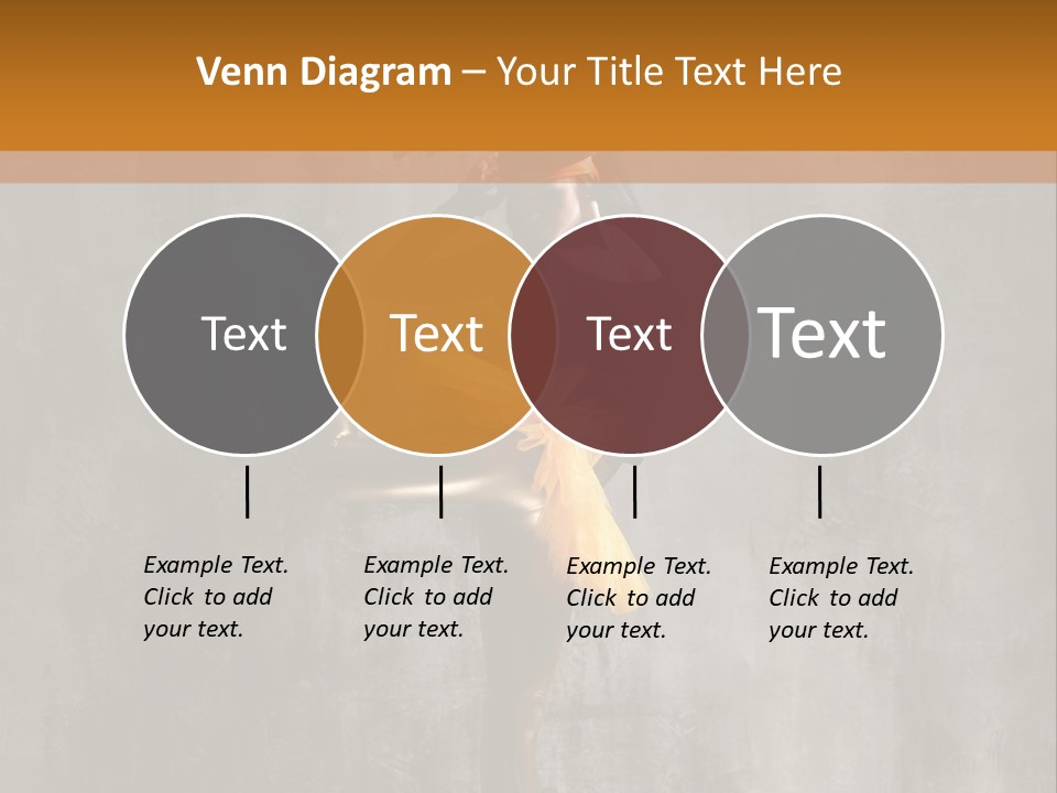 A Woman In A Black Top And Yellow Skirt Is Dancing PowerPoint Template