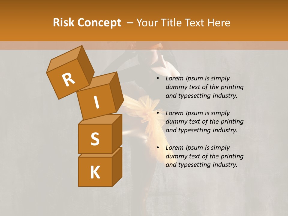 A Woman In A Black Top And Yellow Skirt Is Dancing PowerPoint Template