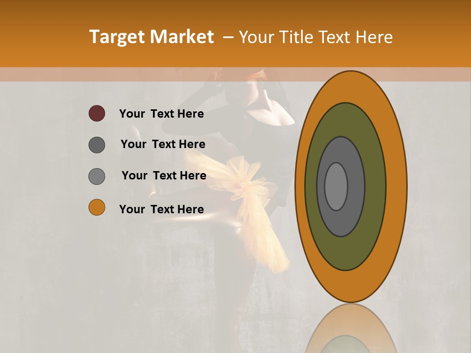 A Woman In A Black Top And Yellow Skirt Is Dancing PowerPoint Template