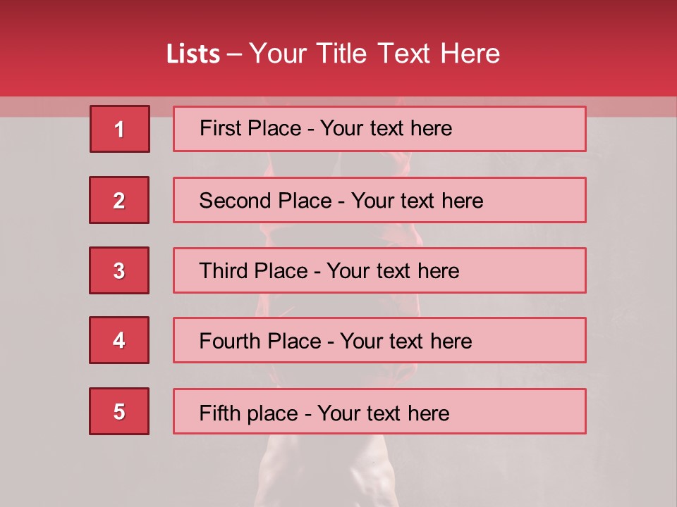 Brawny Man Music PowerPoint Template