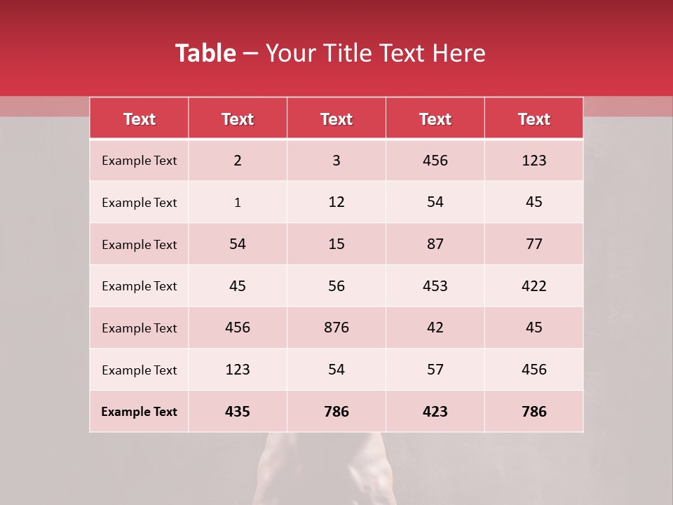 Brawny Man Music PowerPoint Template