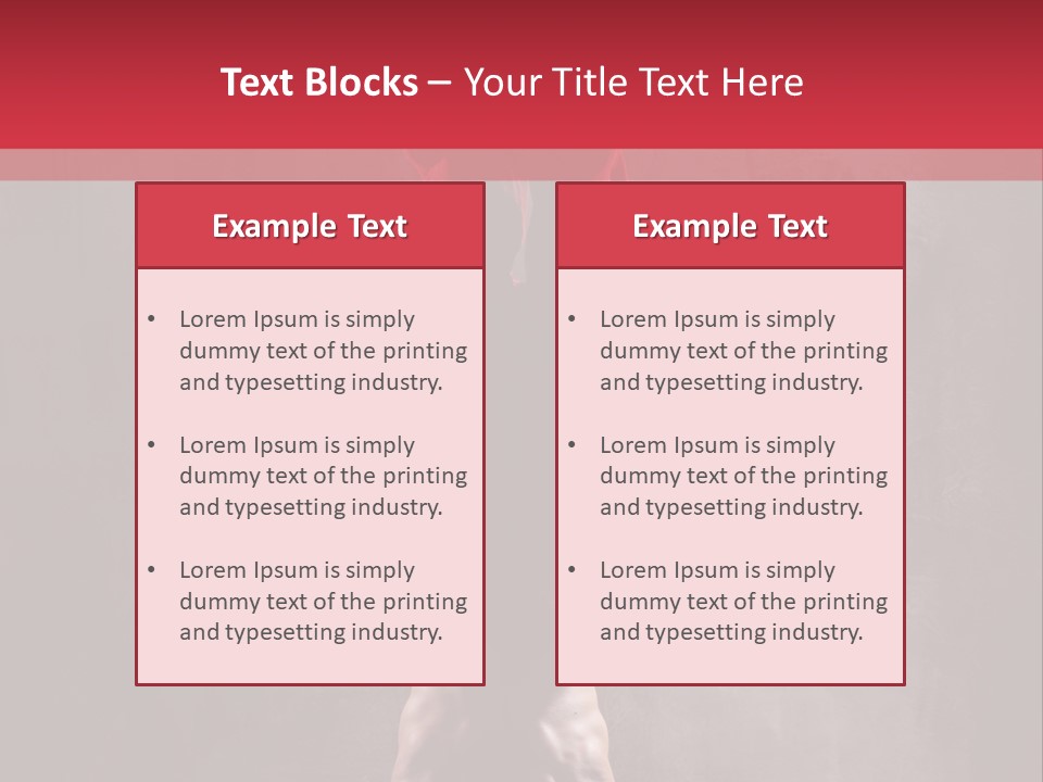 Brawny Man Music PowerPoint Template