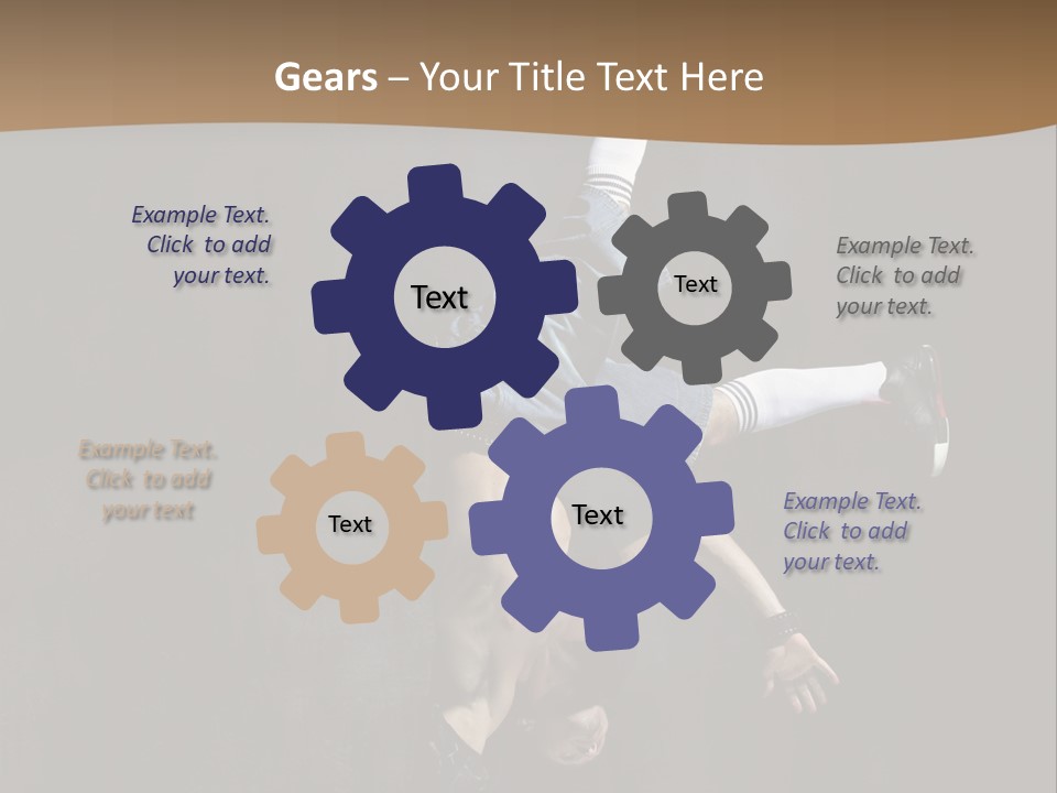 Flexibility Young Fitness PowerPoint Template