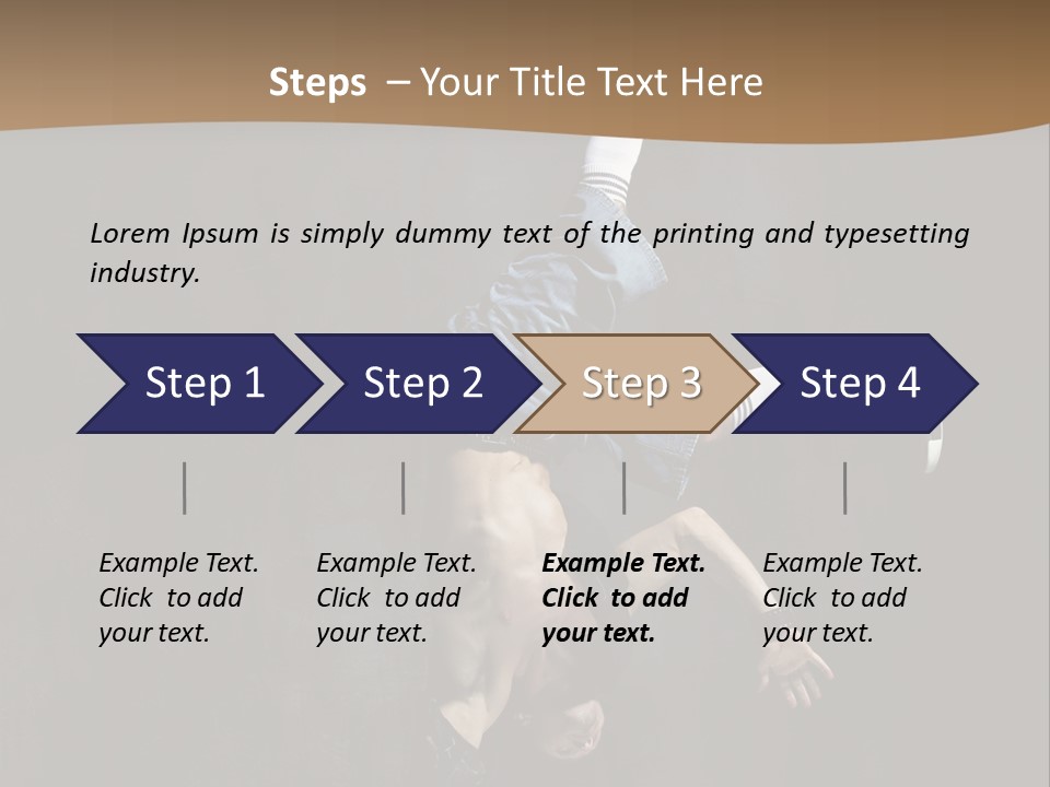 Flexibility Young Fitness PowerPoint Template