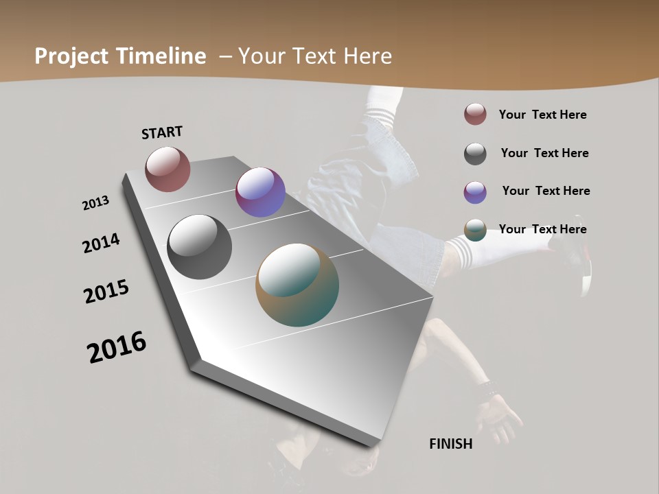 Flexibility Young Fitness PowerPoint Template