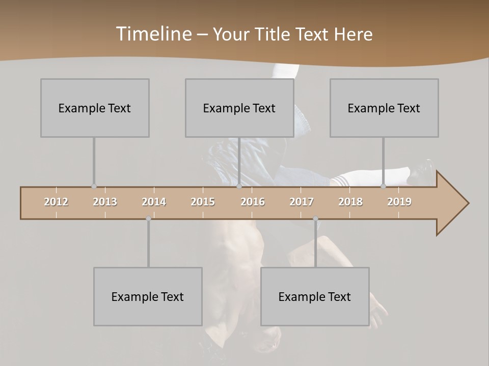 Flexibility Young Fitness PowerPoint Template
