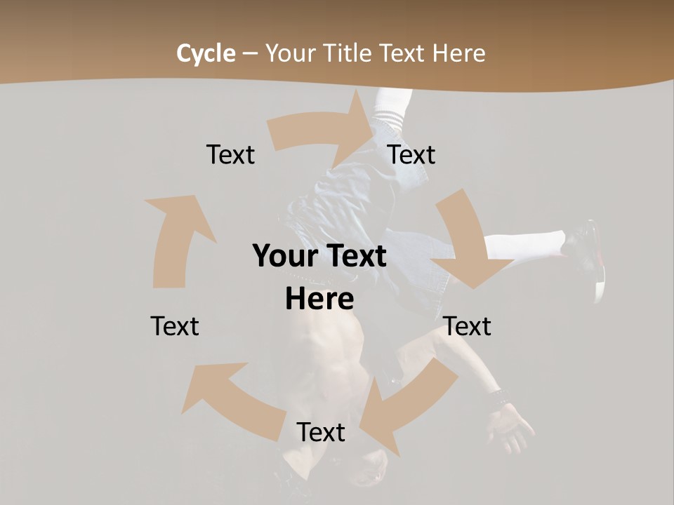 Flexibility Young Fitness PowerPoint Template