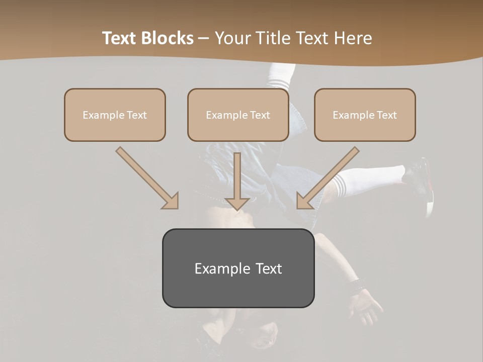 Flexibility Young Fitness PowerPoint Template
