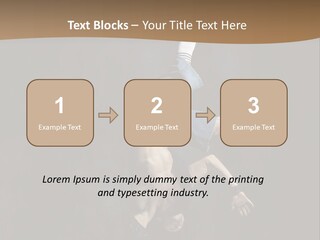 Flexibility Young Fitness PowerPoint Template