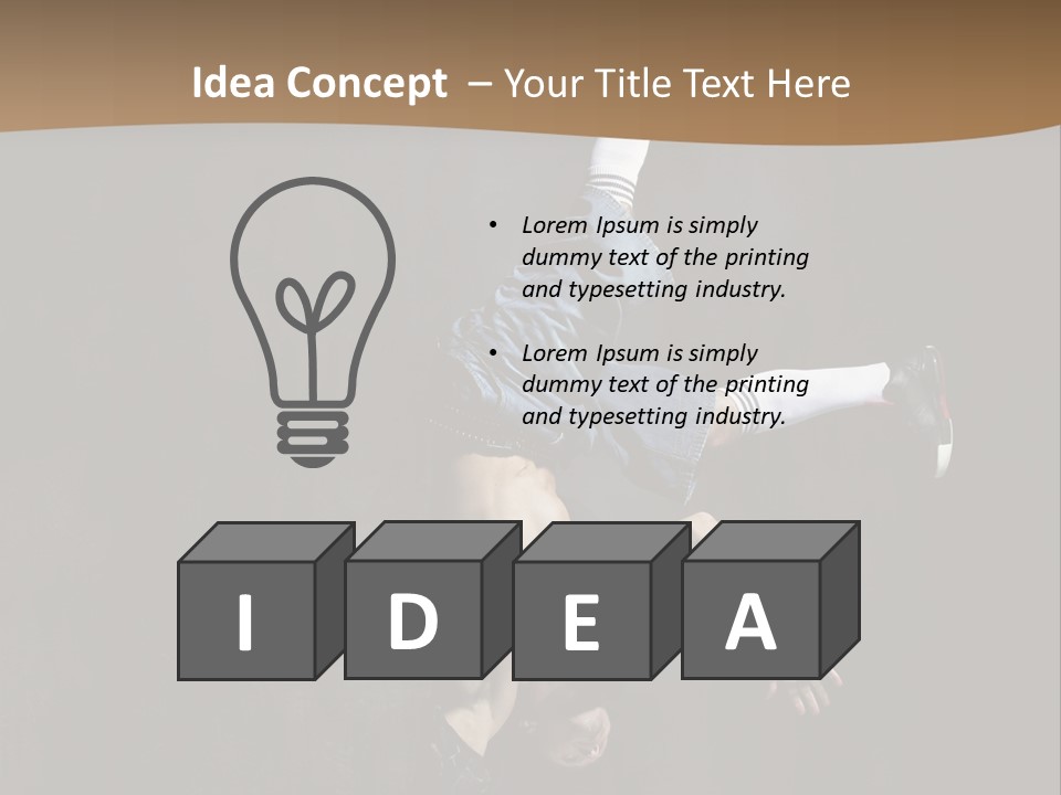 Flexibility Young Fitness PowerPoint Template