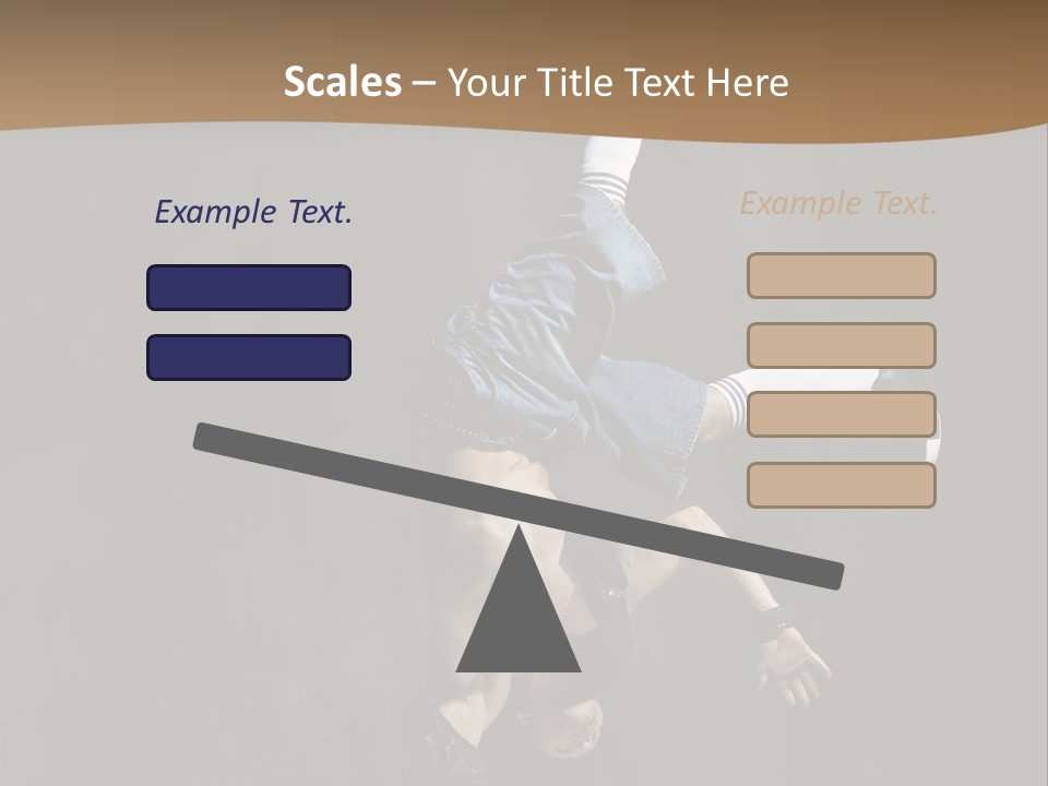 Flexibility Young Fitness PowerPoint Template