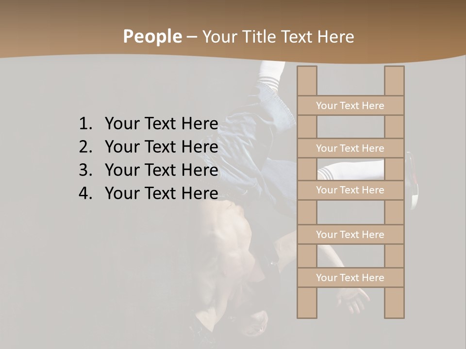 Flexibility Young Fitness PowerPoint Template