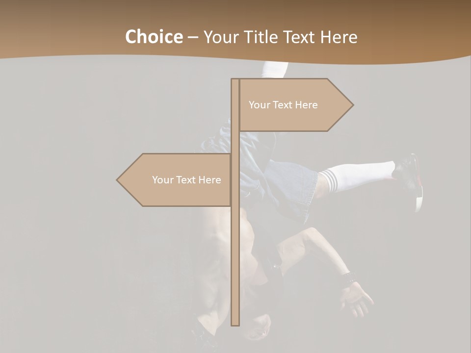 Flexibility Young Fitness PowerPoint Template