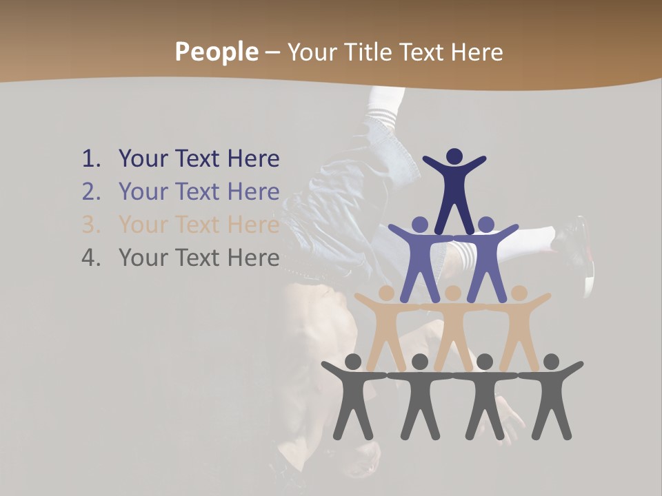 Flexibility Young Fitness PowerPoint Template