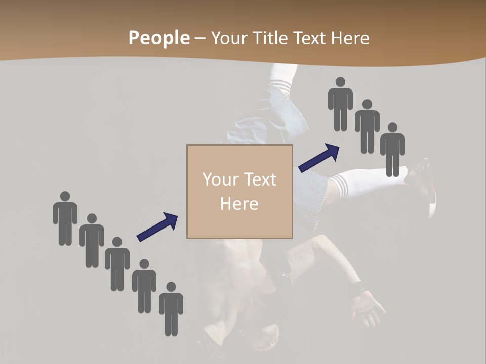Flexibility Young Fitness PowerPoint Template