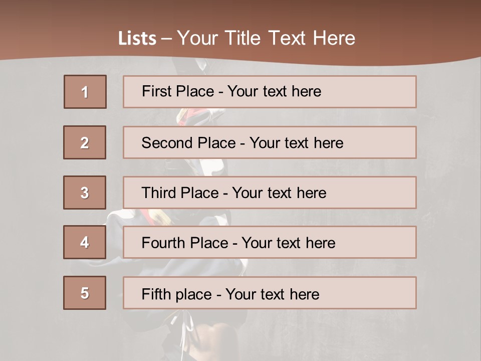 Lifestyle Fitness Agility PowerPoint Template