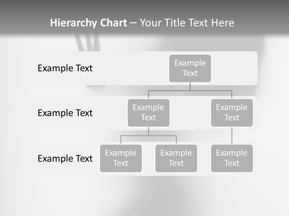 Shadow Hair Hand PowerPoint Template