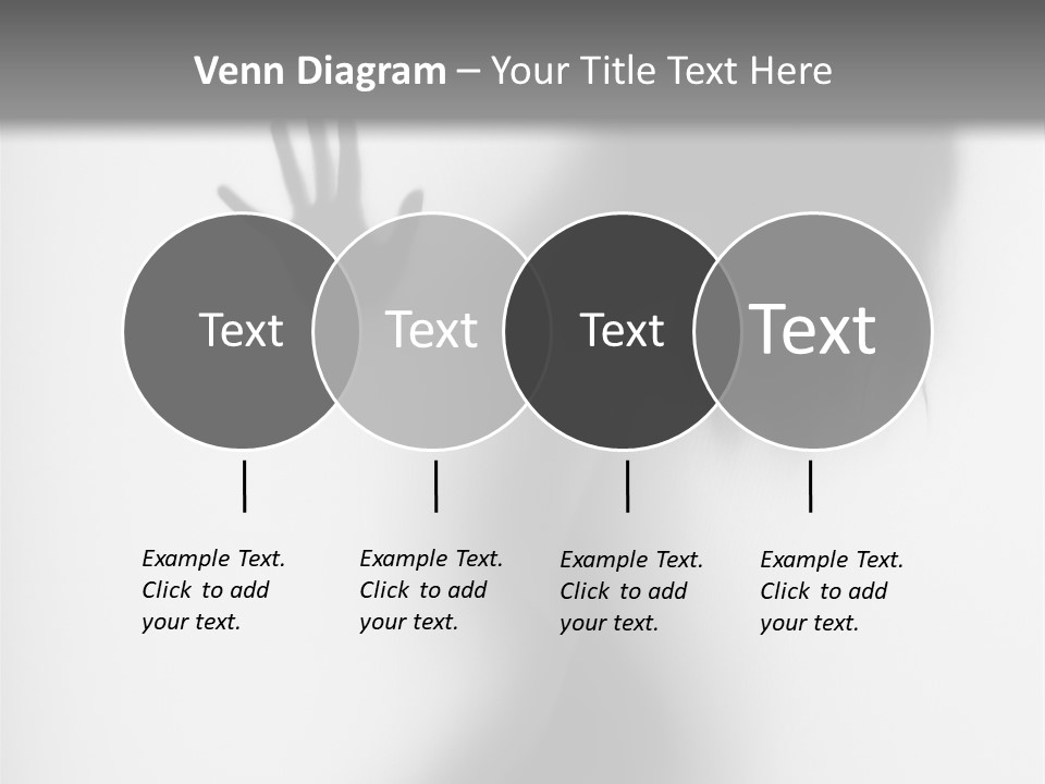 Shadow Hair Hand PowerPoint Template