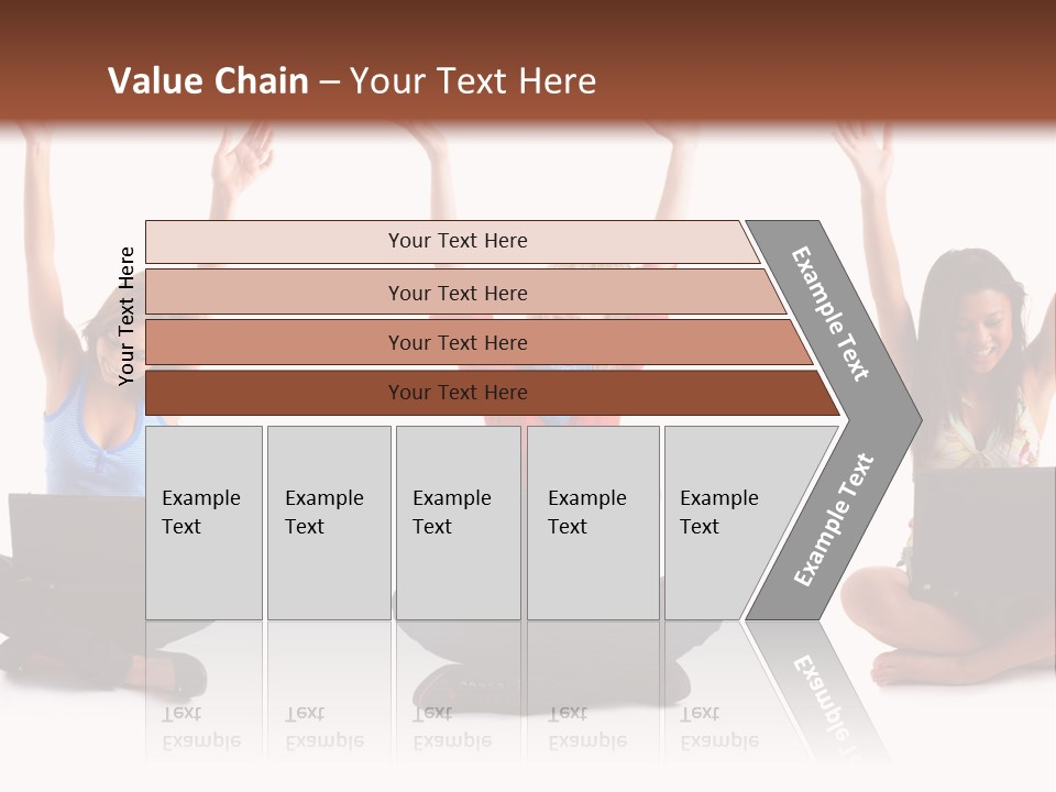 Portrait Young Bandage PowerPoint Template