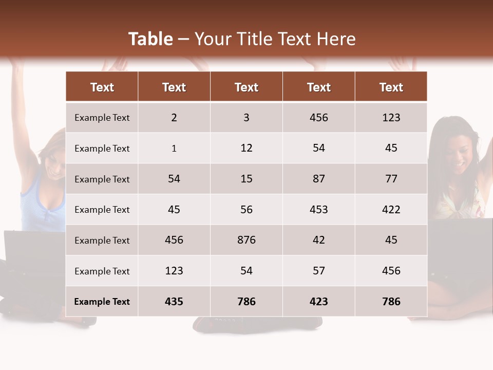Portrait Young Bandage PowerPoint Template