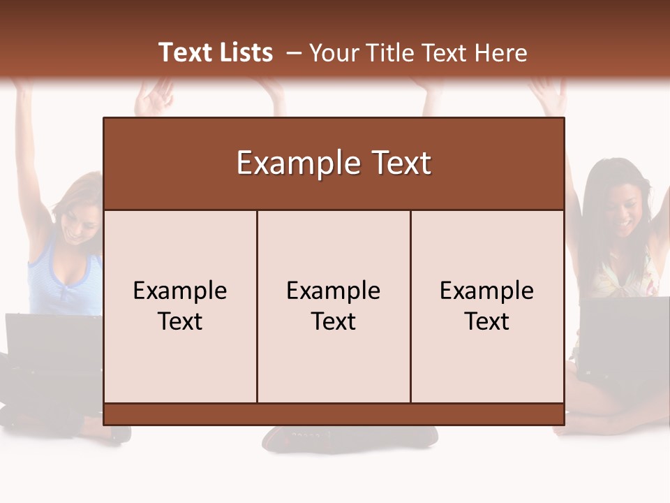 Portrait Young Bandage PowerPoint Template
