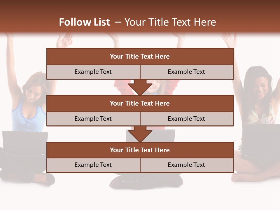Portrait Young Bandage PowerPoint Template