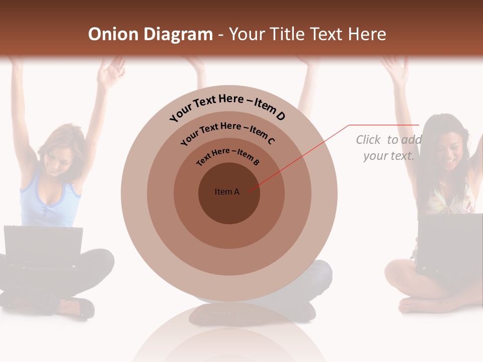 Portrait Young Bandage PowerPoint Template