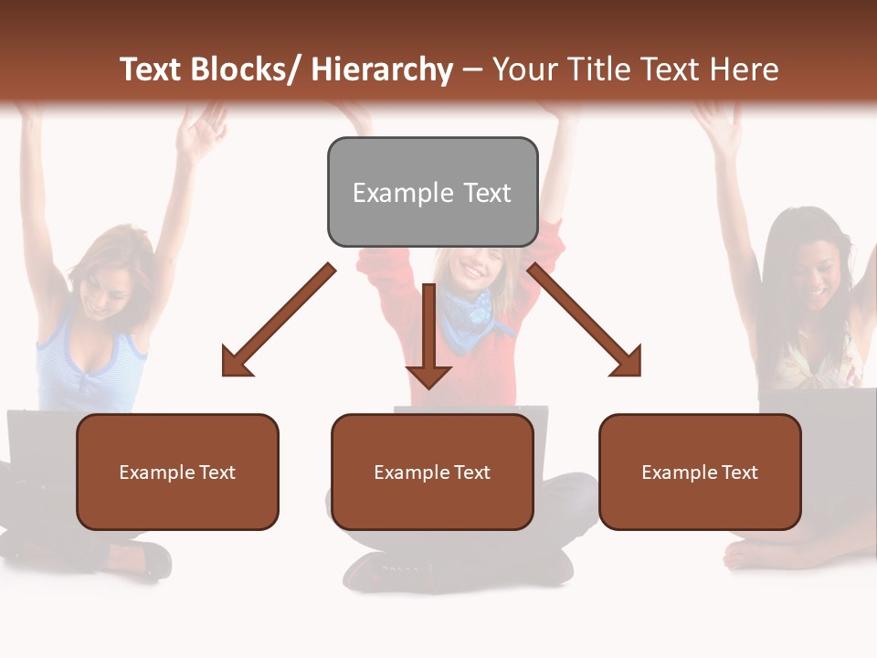 Portrait Young Bandage PowerPoint Template