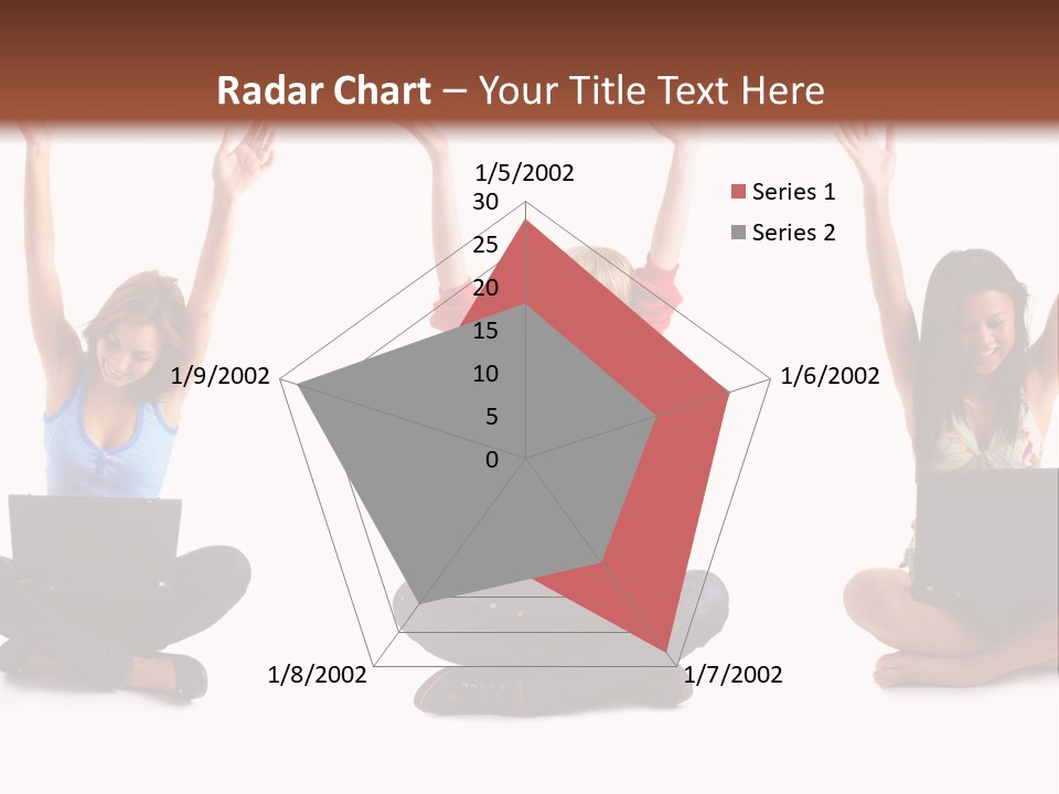 Portrait Young Bandage PowerPoint Template