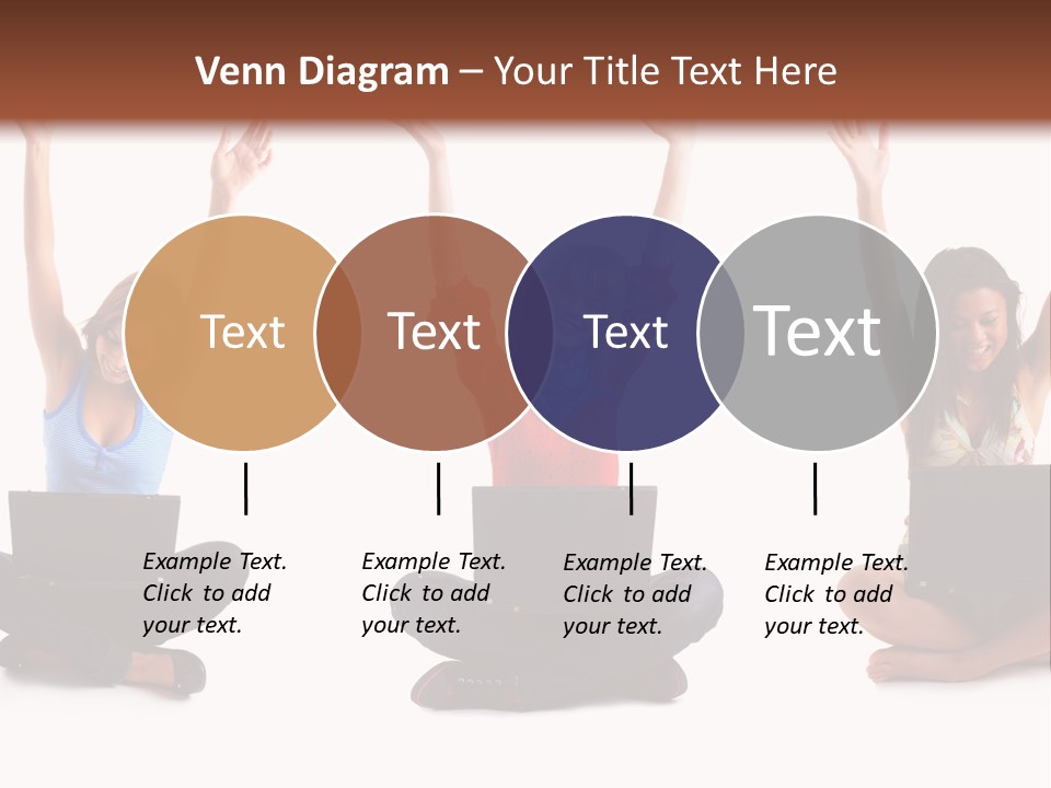 Portrait Young Bandage PowerPoint Template