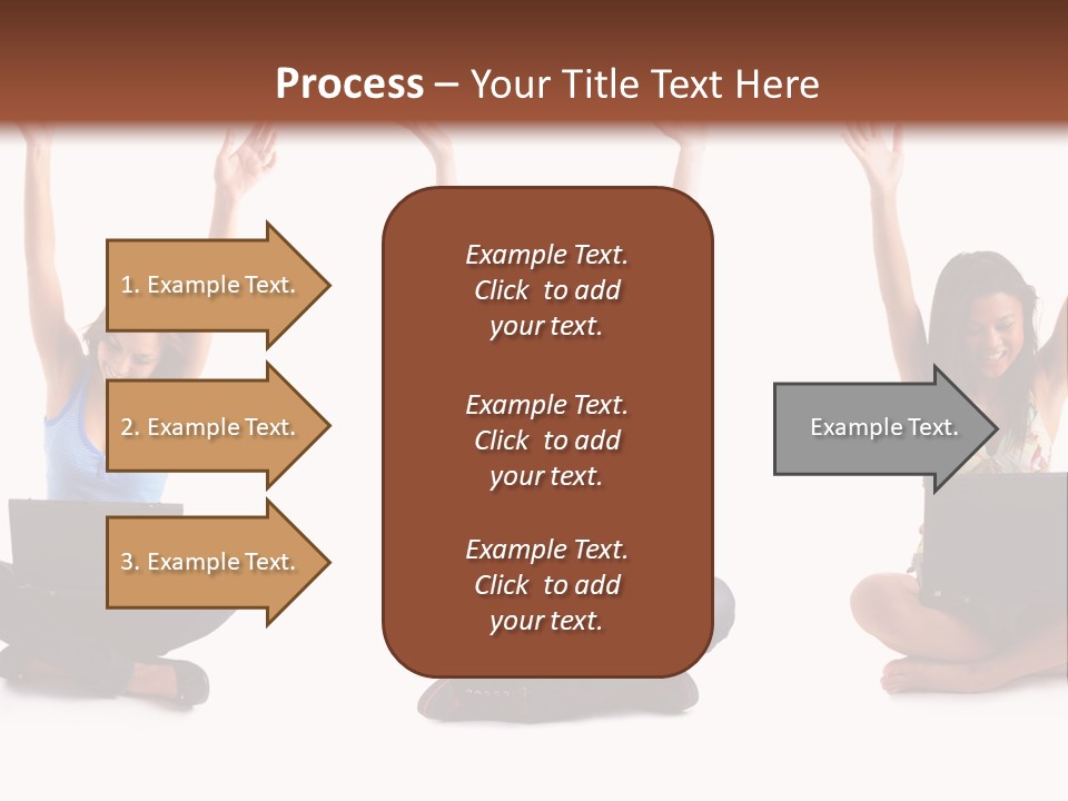 Portrait Young Bandage PowerPoint Template