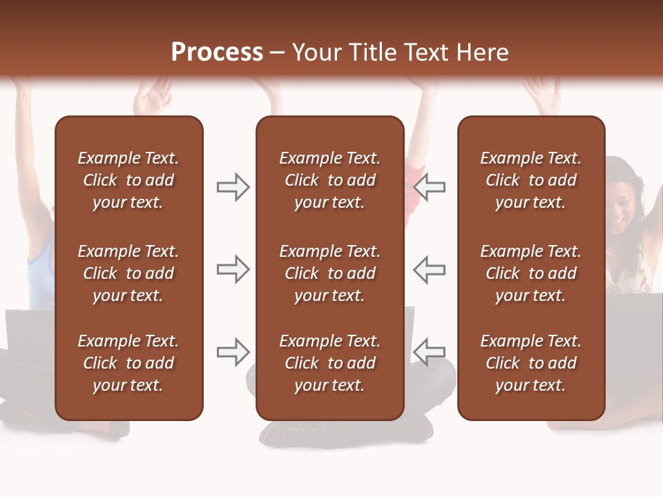 Portrait Young Bandage PowerPoint Template