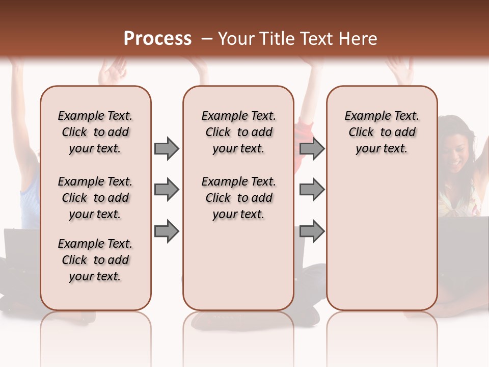 Portrait Young Bandage PowerPoint Template