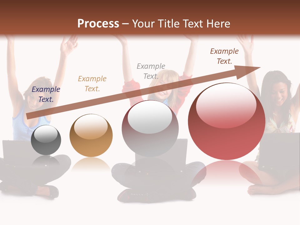 Portrait Young Bandage PowerPoint Template