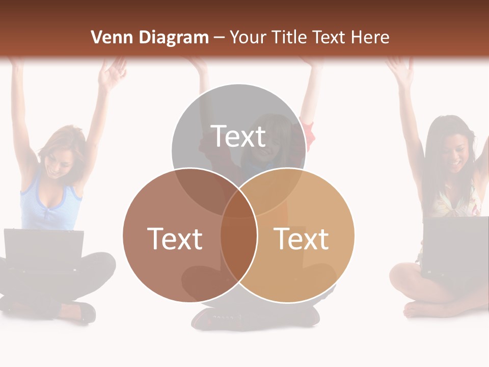 Portrait Young Bandage PowerPoint Template