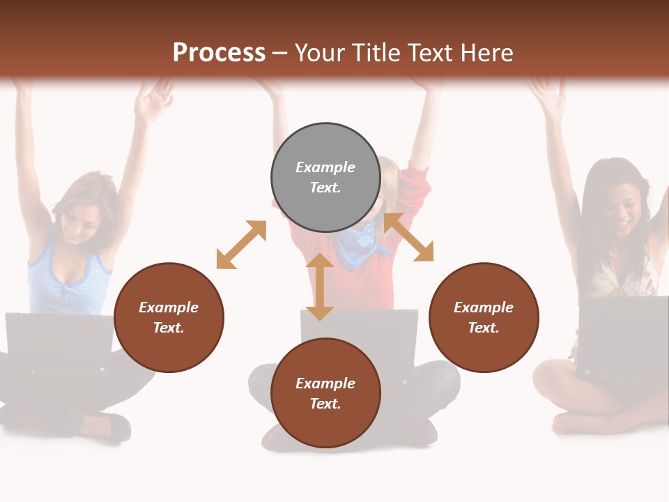 Portrait Young Bandage PowerPoint Template