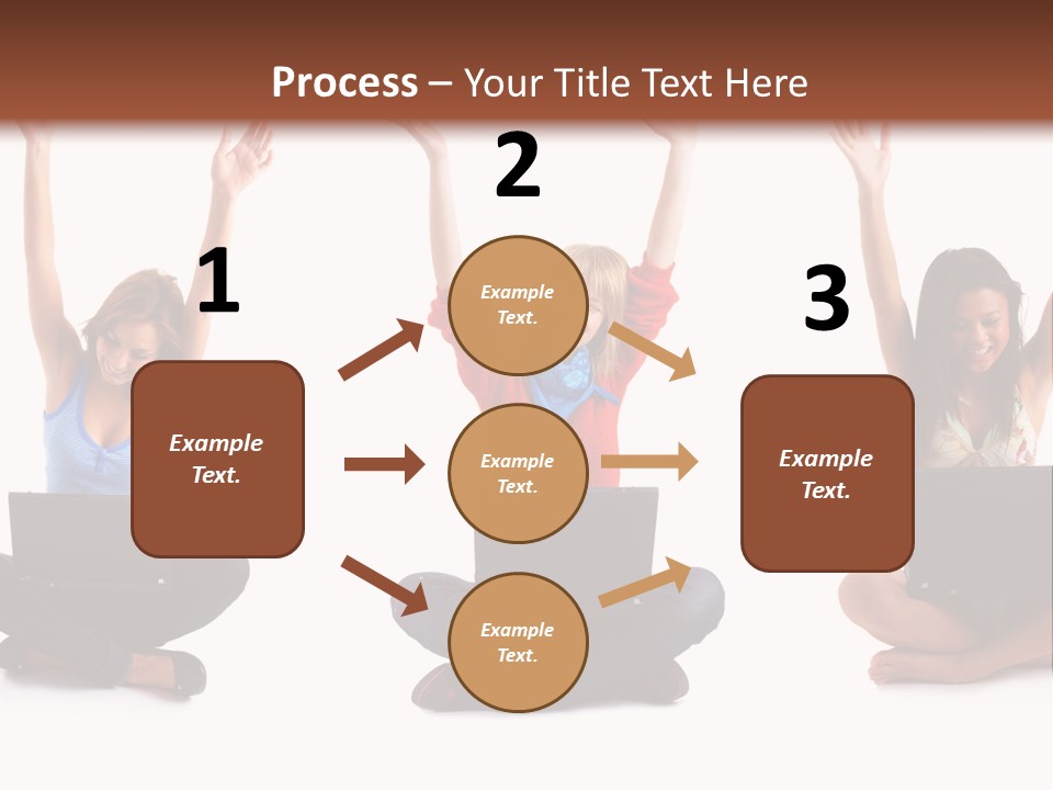 Portrait Young Bandage PowerPoint Template