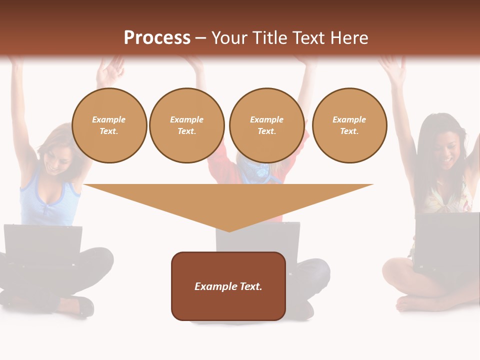 Portrait Young Bandage PowerPoint Template